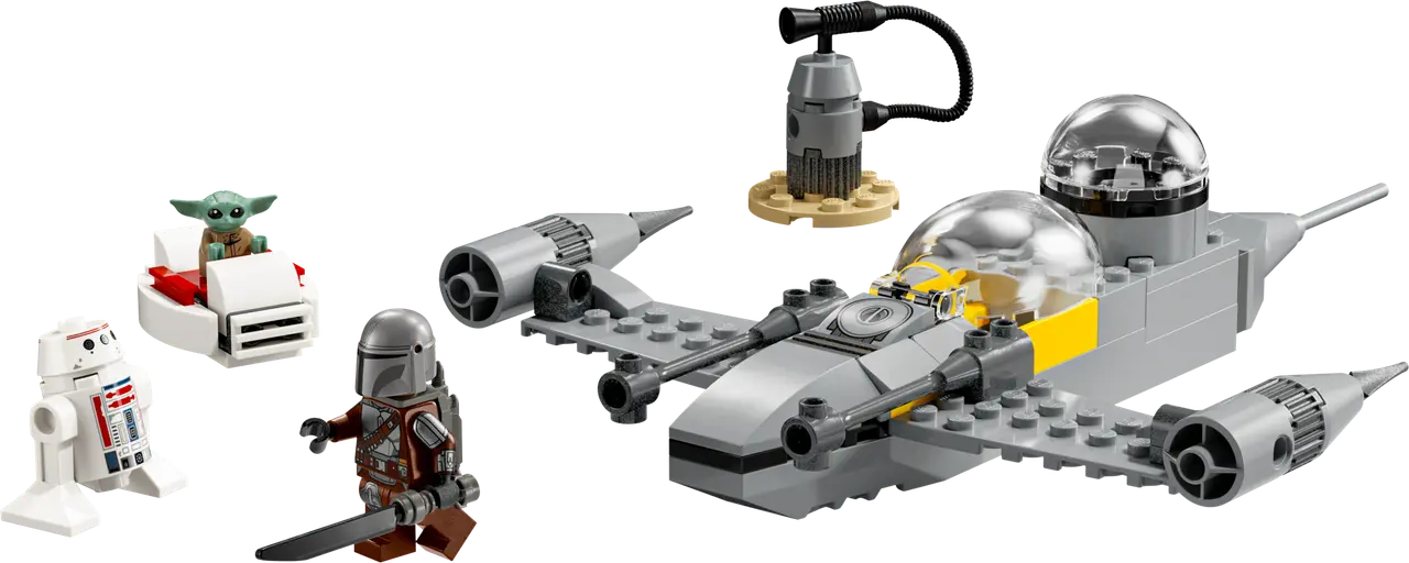 Mando and Grogu's N-1 Starfighter