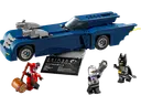 Batman with the Batmobile vs Harley Quinn and Mr. Freeze