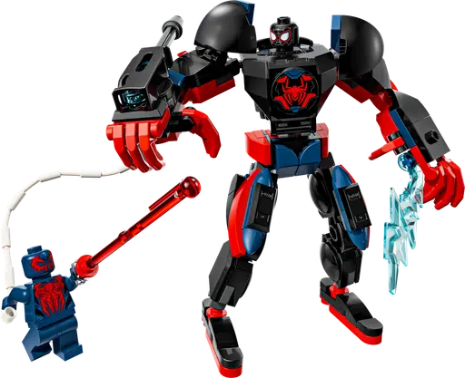 Miles Morales Mech vs. Spider-Man 2099