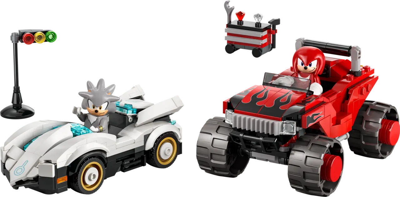 Silver's Car vs. Knuckles' Monster Truck