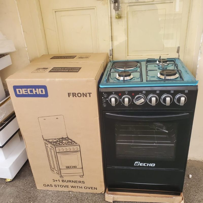 Decho 50x55 cm 3+1 Standing Cooker
