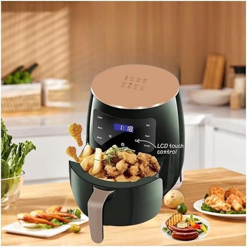 Reki 6 Litre Air Fryer Metallic Non-Stick