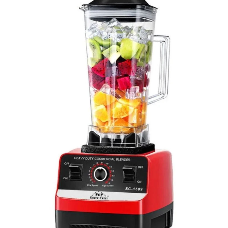 Silver Crest SC-1589 8500W Commercial Blender (2-in-1)