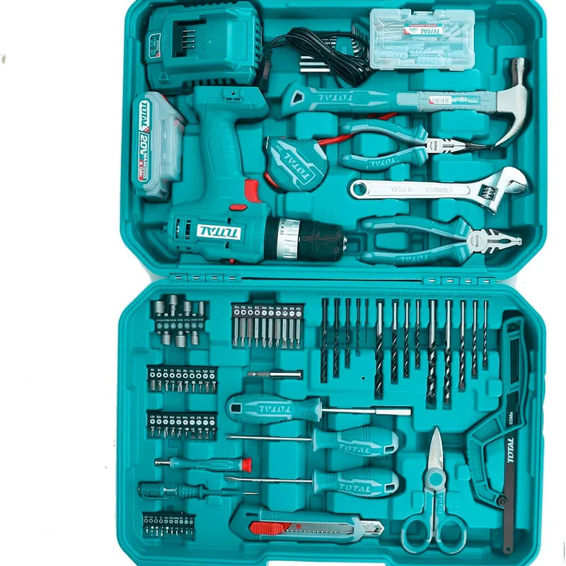 TOTAL 165pcs Tool Set THKTHP11652 Impact Drill