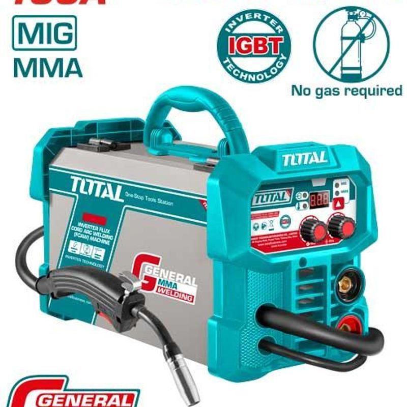 TOTAL MIG Welding Machine 130A (MIG + MMA) TFC13018
