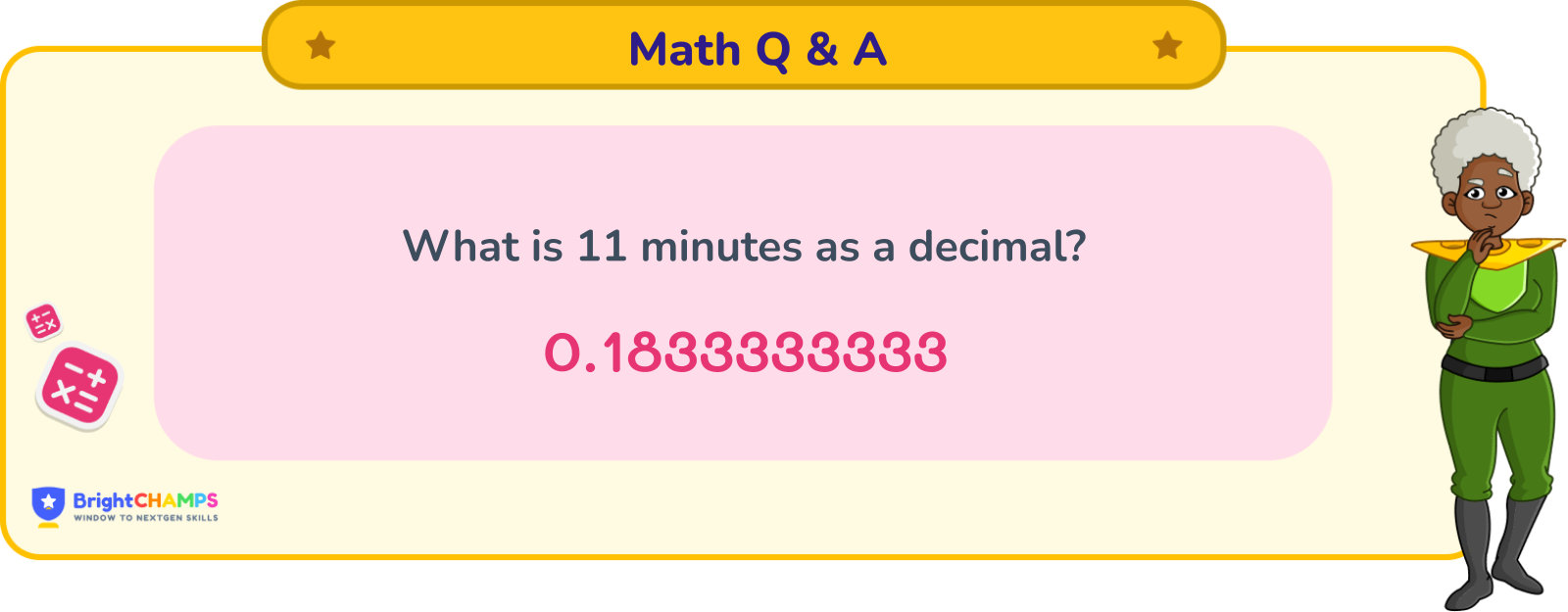 What Is 11 Minutes As A Decimal Solved what-is-11-minutes-as-a-decimal-solved