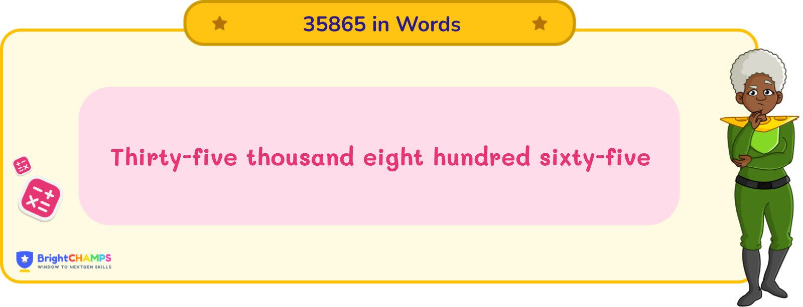 How to Write 35865 in Words | 35865 Spelling