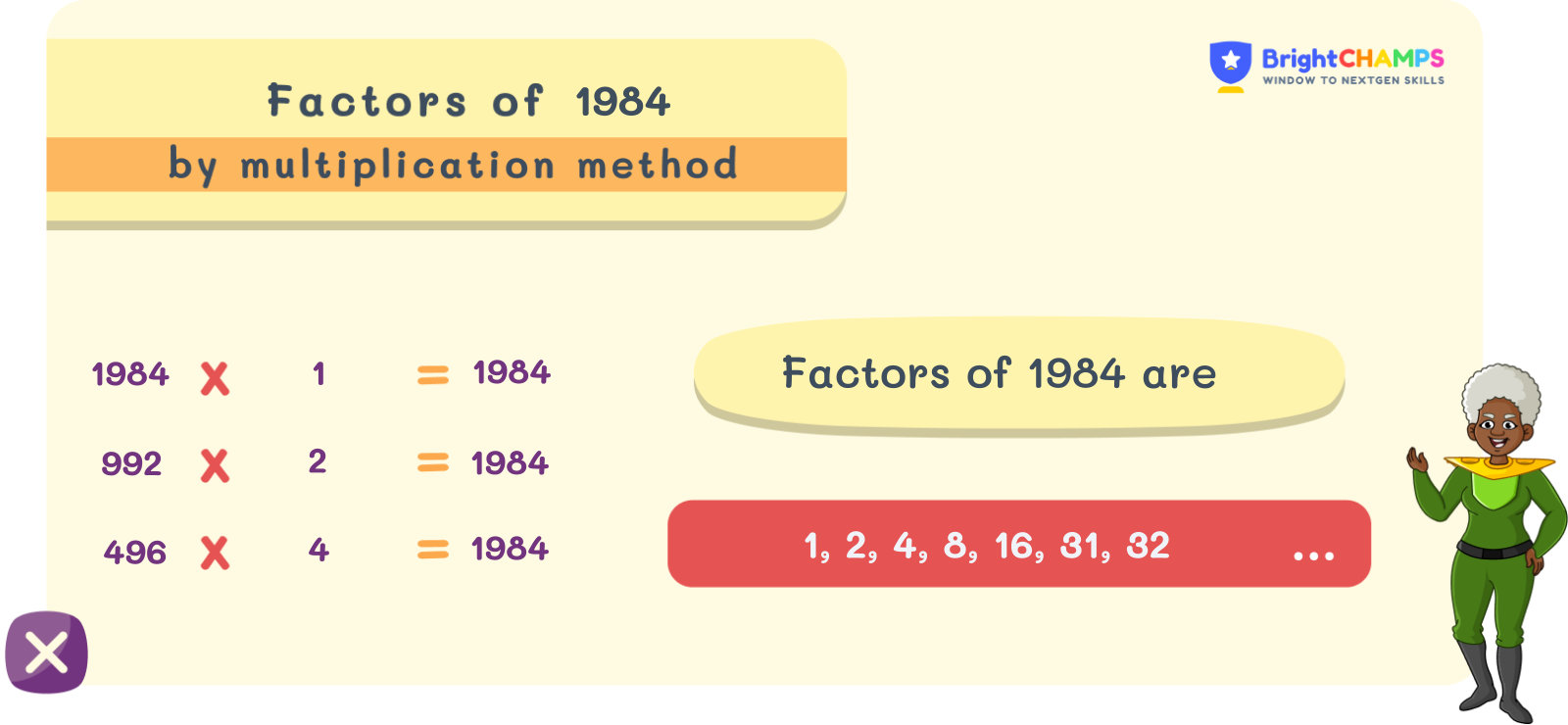 Factors of 1984 - Prime Factorization, Factor Pairs & Factor Tree