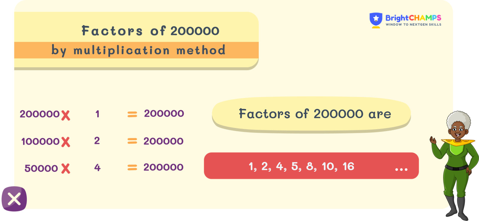 Factors of 200000 - Prime Factorization, Factor Pairs & Factor Tree