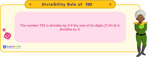 divisibility rule of 792