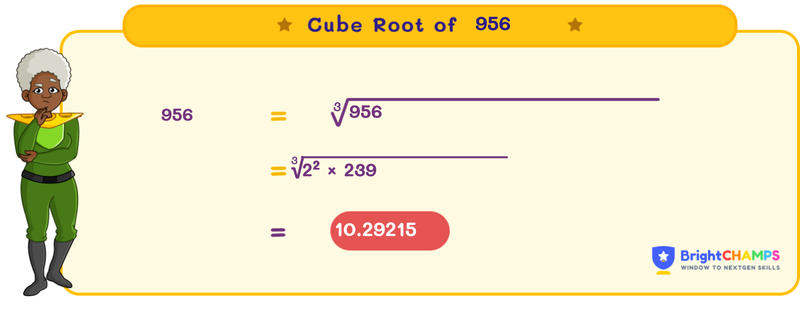cube root of 956