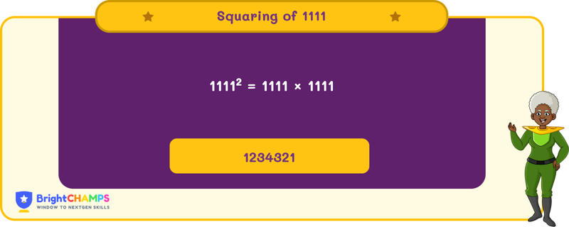 square of 1111