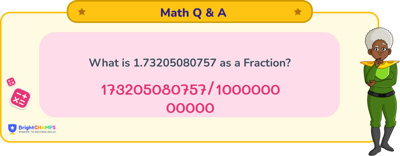 1.73205080757 as a fraction