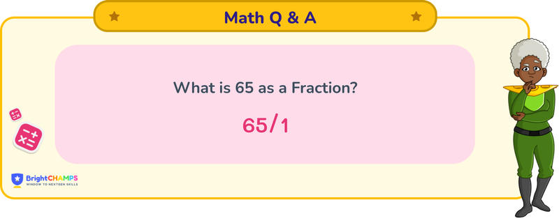 65 as a fraction