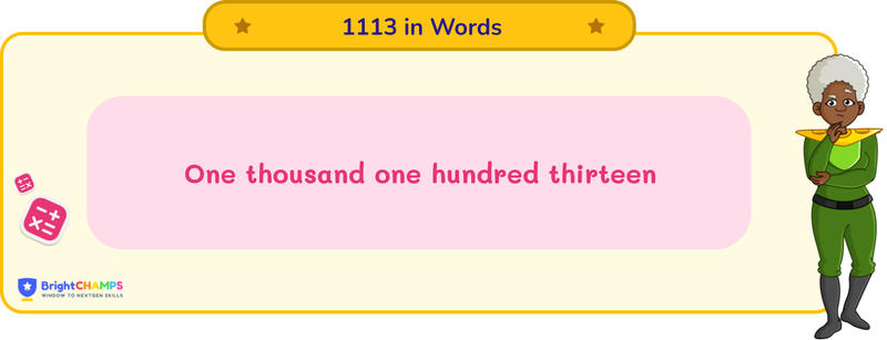 1113 in words