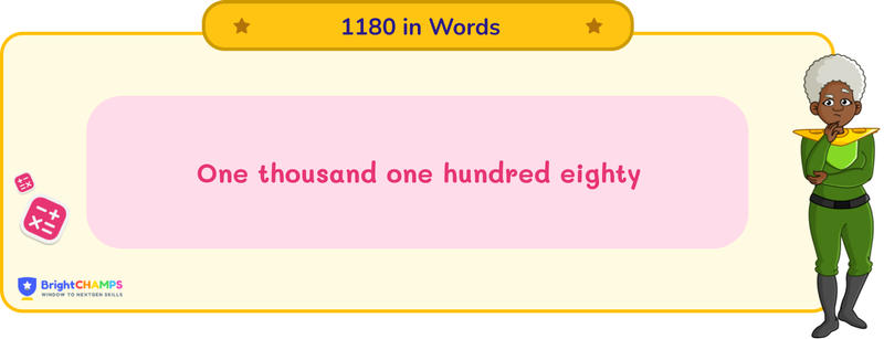 1180 in words