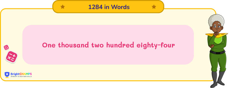 1284 in words