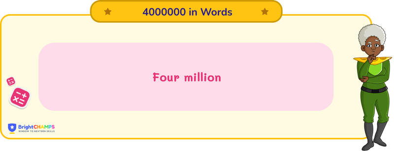 4000000 in words