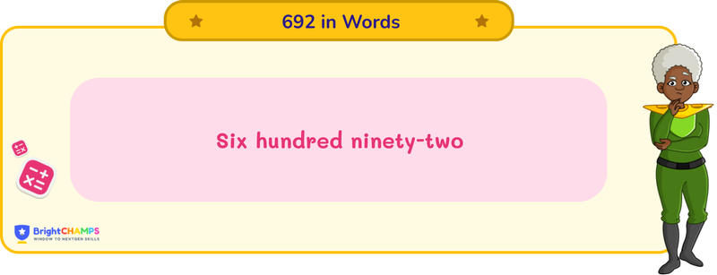 692 in words