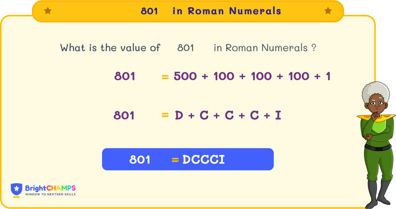 801 in roman numerals