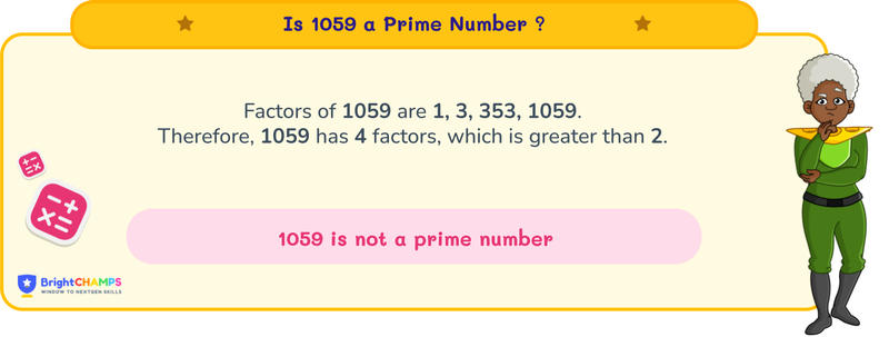 is 1059 a prime number