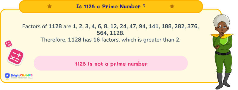 is 1128 a prime number