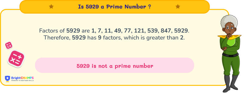 is 5929 a prime number