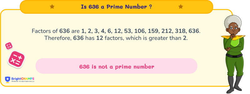 is 636 a prime number