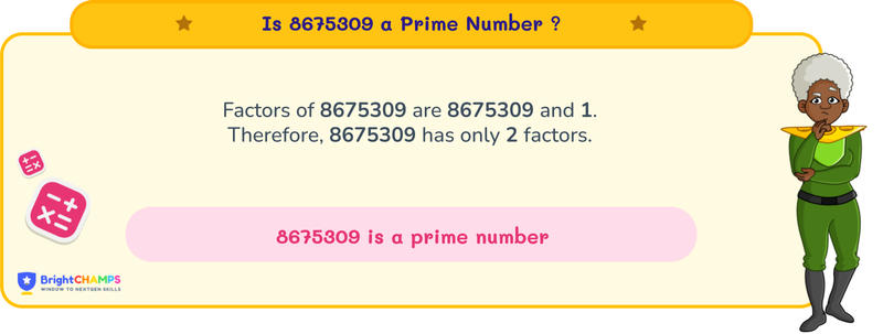 is 8675309 a prime number