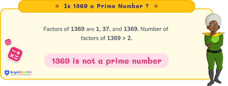 Is 1369 a prime number