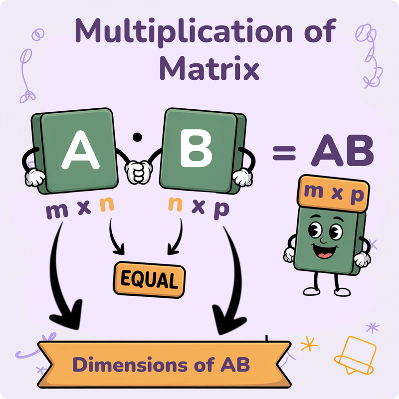 Rules of matrix multiplication