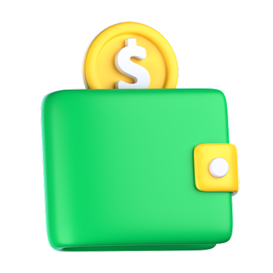 Magnet with coins