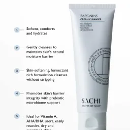 Saponins Cream Cleanser - 120ml