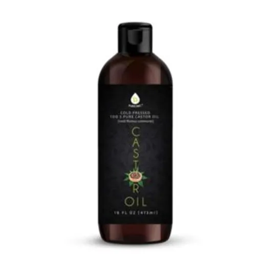 PURSONIC Castor oil (16oz): 100% pure, cold-pressed, hexane-free. Ideal for moisturizing, healing, hair growth, and eyelashes. - Macy's 