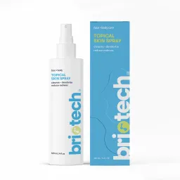 Amazon.com : BRIOTECH Topical Skin Spray, Hypochlorous Acid Spray for Sensitive Skin, HOCl Facial Mist, Full Body Support Against Irritation, Calm Redness, Soothe Foot & Scalp, 4 oz : Beauty & Personal Care