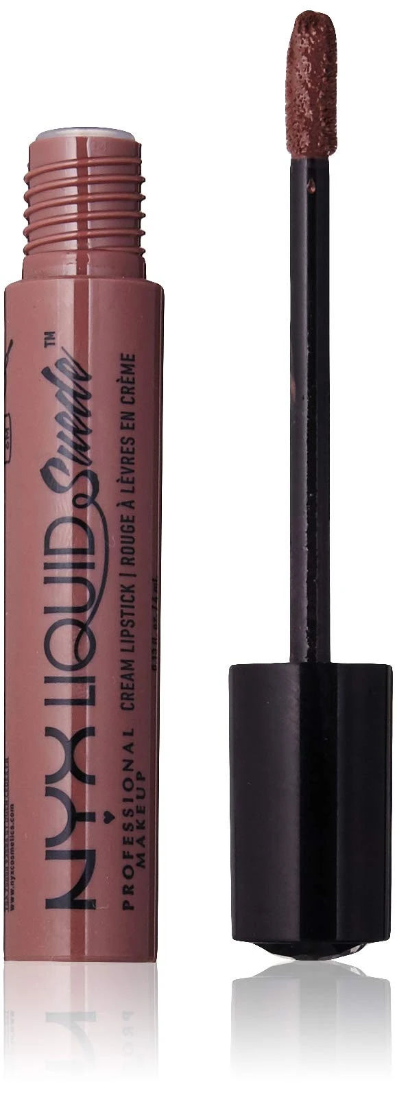 Amazon.com : NYX PROFESSIONAL MAKEUP Liquid Suede Cream Lipstick - Brooklyn Thorn (Deep Brown With Purple Undertones) : Beauty & Personal Care
