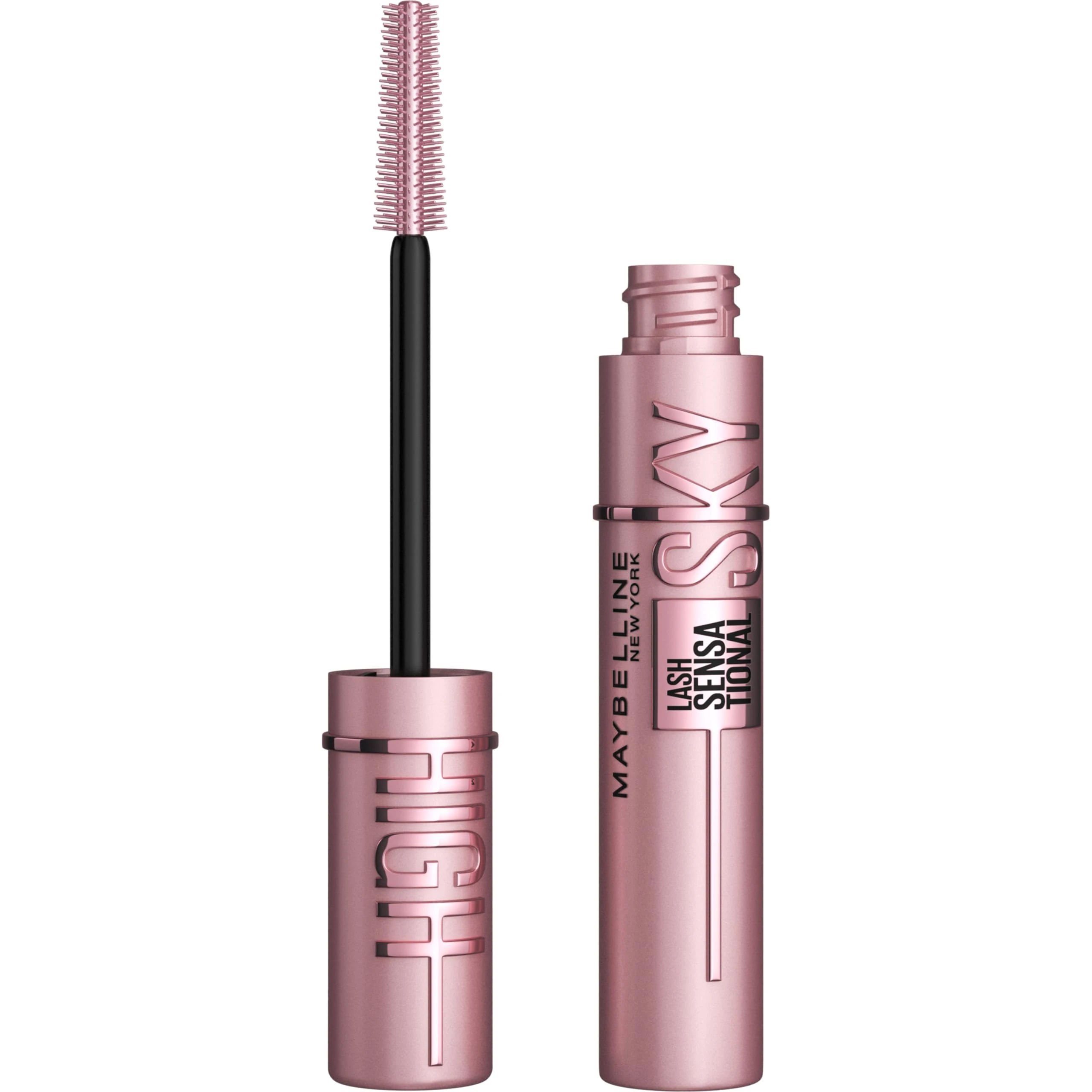 Amazon.com : Maybelline Lash Sensational Sky High Washable Mascara Makeup, Volumizing, Lengthening, Defining, Curling, Multiplying, Buildable Formula, Blackest Black, 1 Count : Beauty & Personal Care