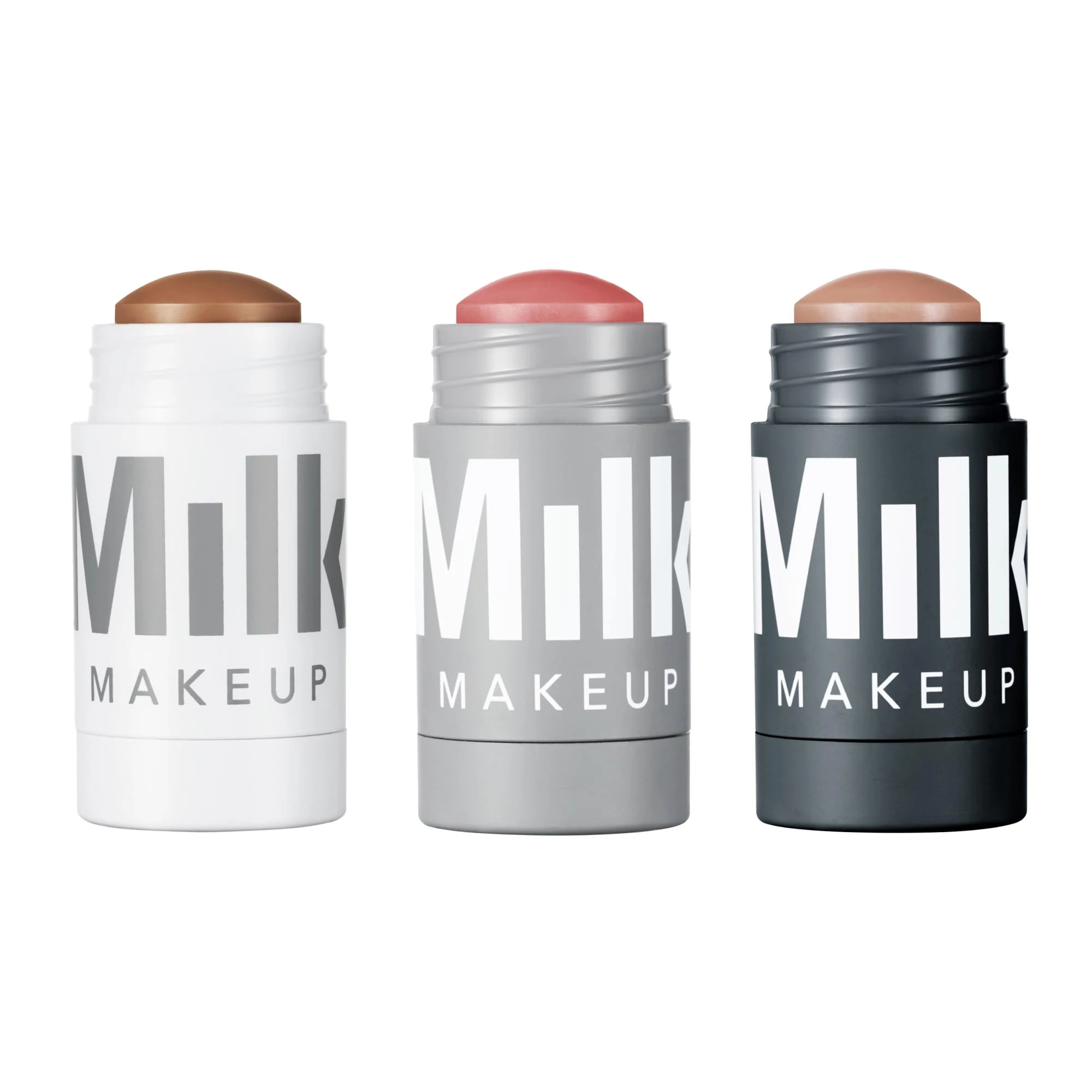 Amazon.com: Milk Makeup Cream Sticks Bundle – Cream Bronzer in Baked, Contour in Toasted, & Lip + Cheek in Werk Travel Set – Hydrating & Buildable Formula : Beauty & Personal Care