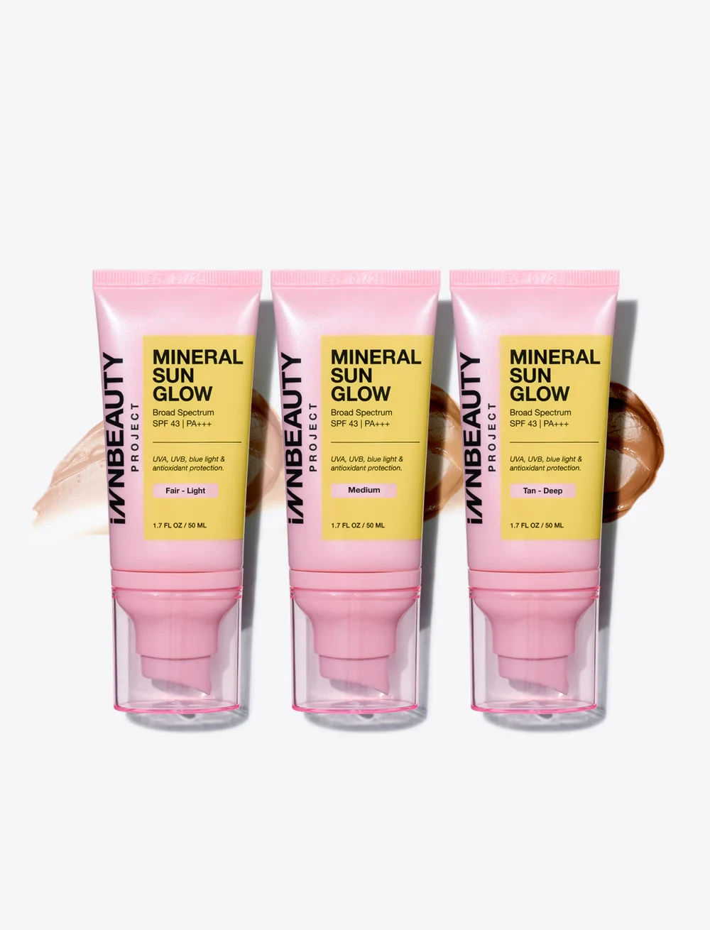Mineral Sun Glow SPF 43 PA+++ | Broad Spectrum Sunscreen with Peptides & Vitamin C