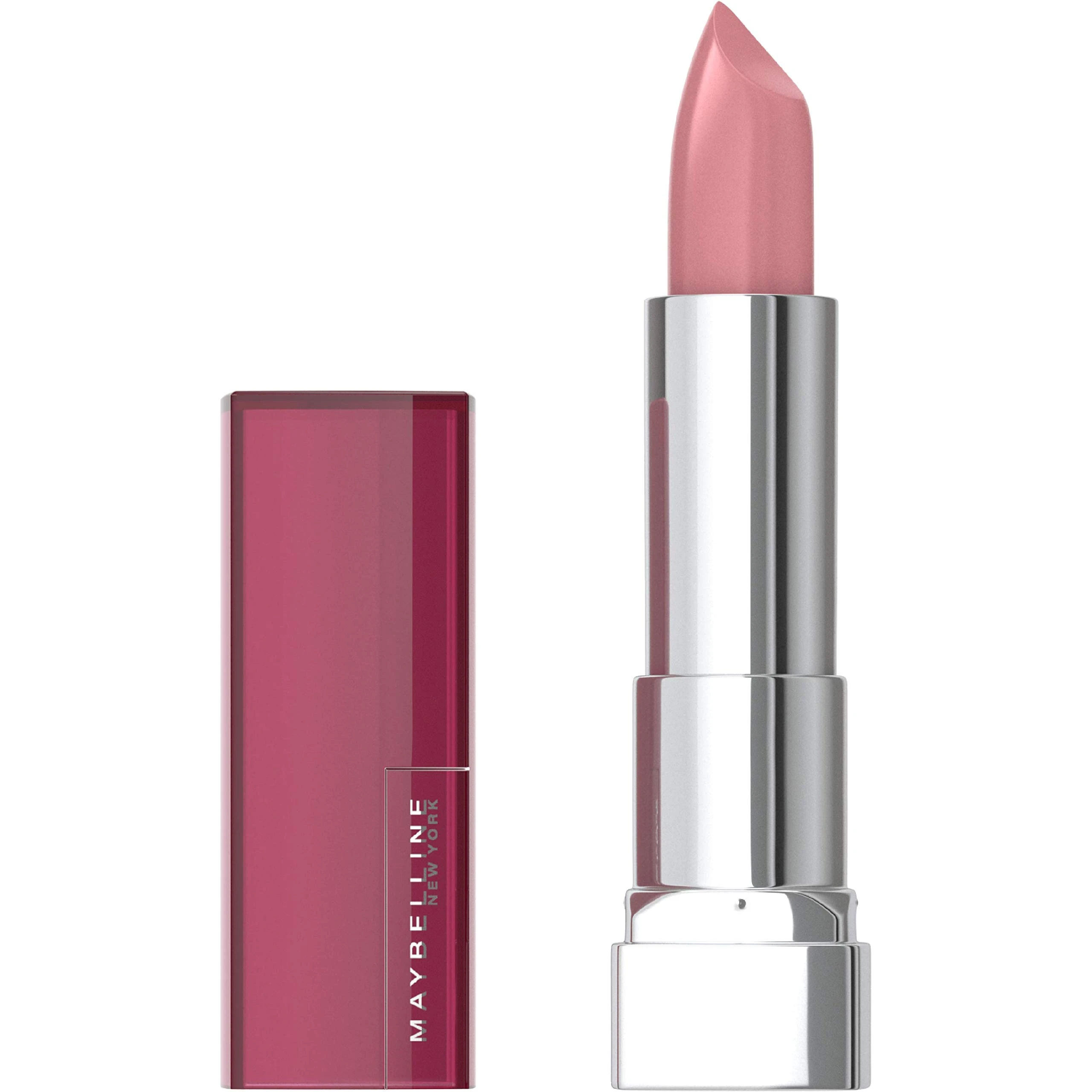 Amazon.com : Maybelline Color Sensational Lipstick, Lip Makeup, Cream Finish, Hydrating Lipstick, Born With It, Nude Pink ,1 Count : Lipstick : Beauty & Personal Care