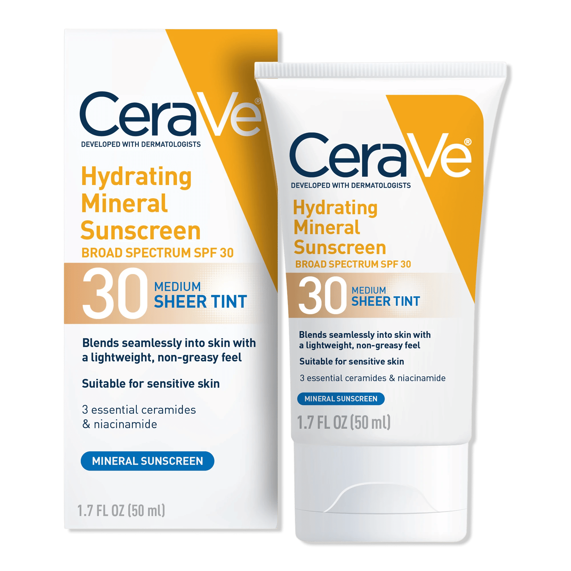 Hydrating Mineral Sunscreen Face Lotion with Sheer Tint SPF 30