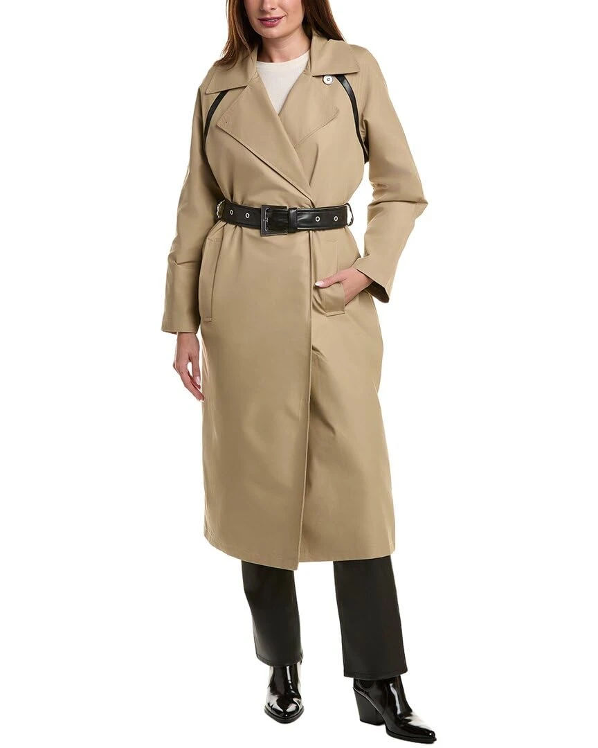 Amazon.com: Apparis Womens Marge Trench Coat, L, Tan : Clothing, Shoes & Jewelry