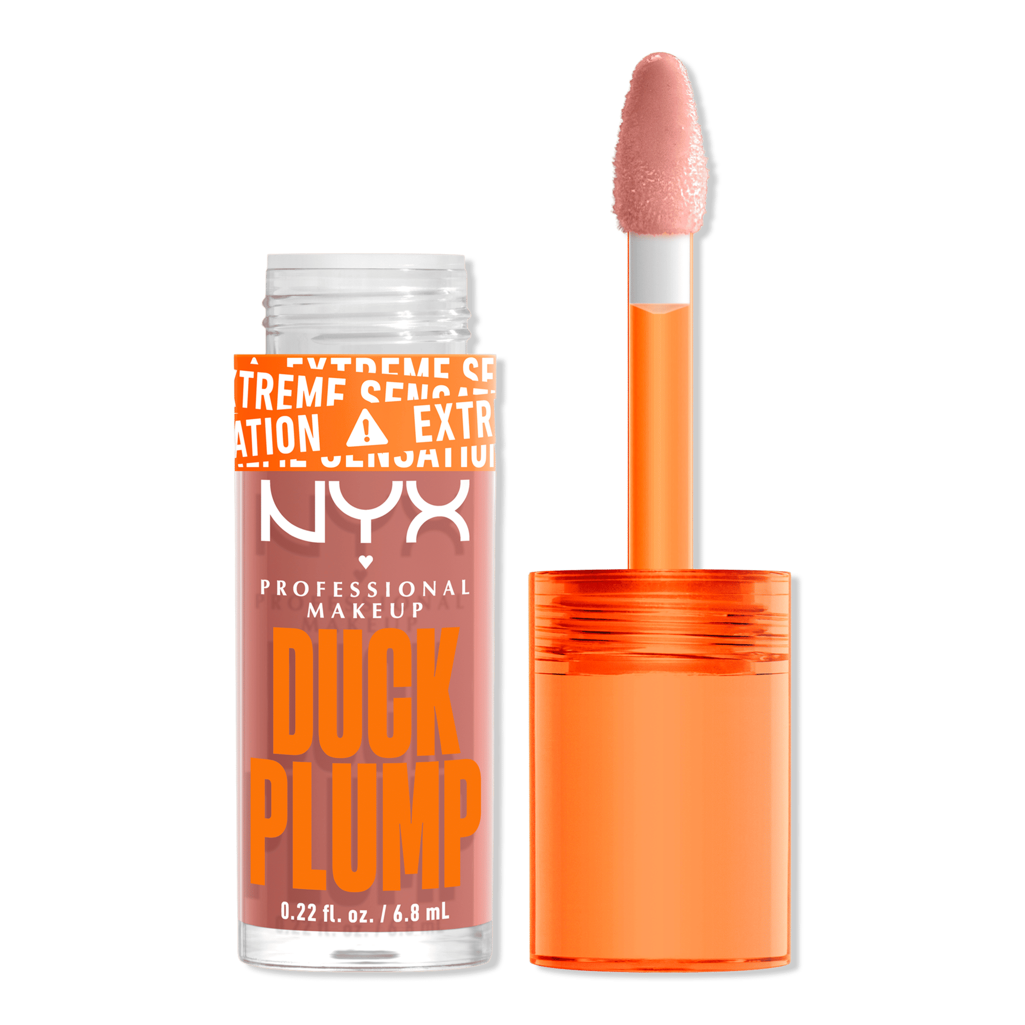 NYX PROFESSIONAL MAKEUP | Duck Plump High Pigment Lip Plumping Gloss - Bangin' Bare