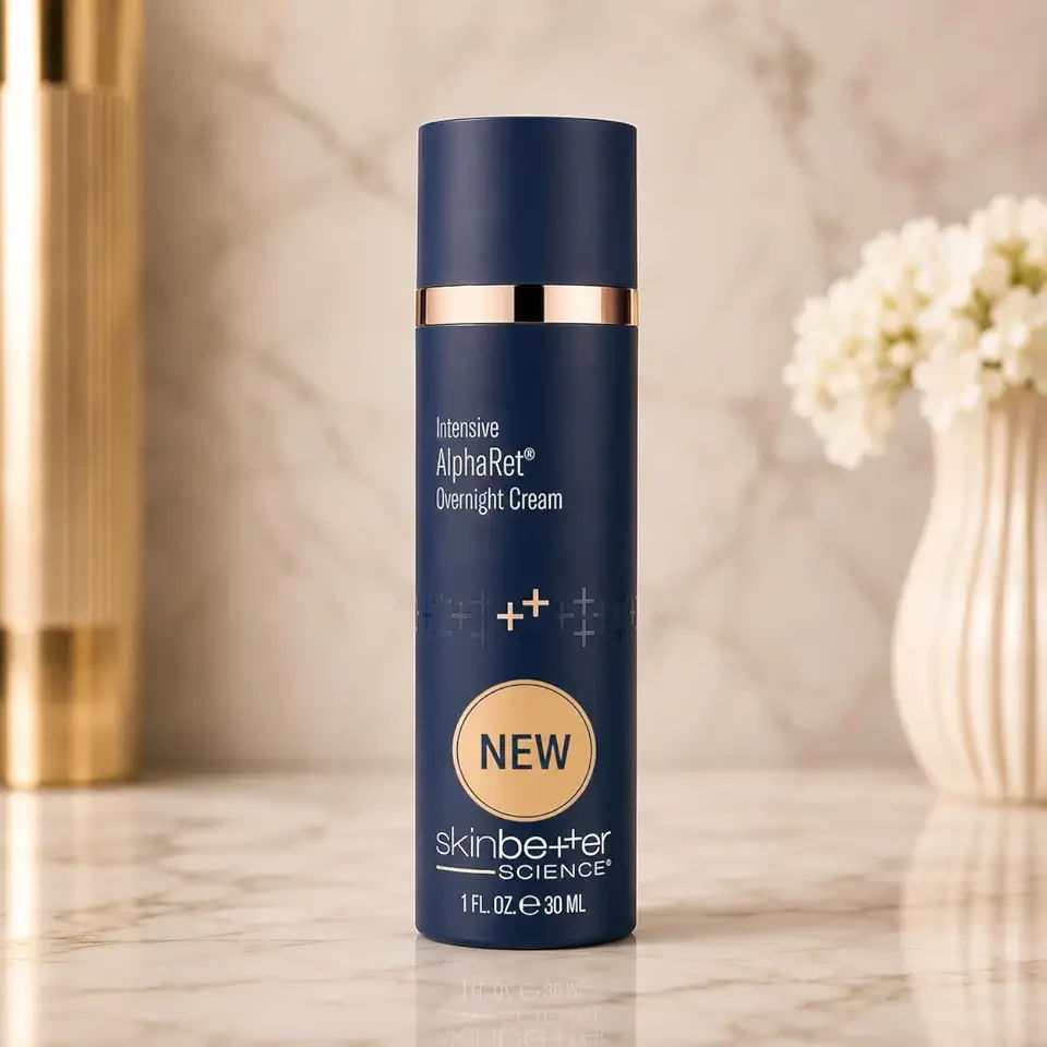 Skin-better Intensive Overnight Cream – Retinoid & AHA Night Face Moisturizer – Reduces Appearance of Wrinkles & Uneven Texture – 30ml / 1.0 fl. oz.