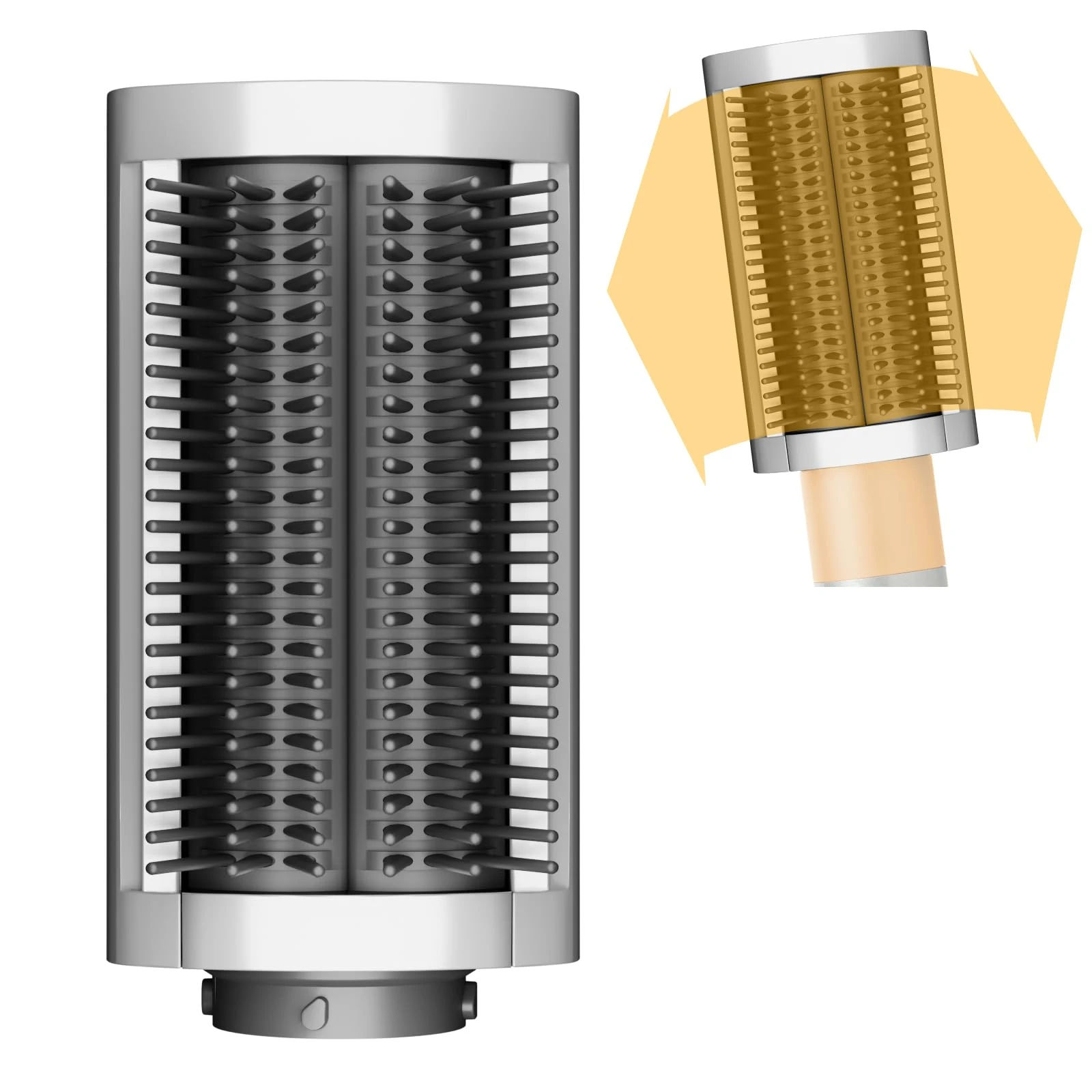 Amazon.com : ZEPHBLOW Firm Smoothing Brush for Dyson Airwrap, Hair Stying Drying Comb for Frizee-Prone Hair to Smoothing and Straight, Replacement Attachment for Part No.971892-08 : Beauty & Personal Care