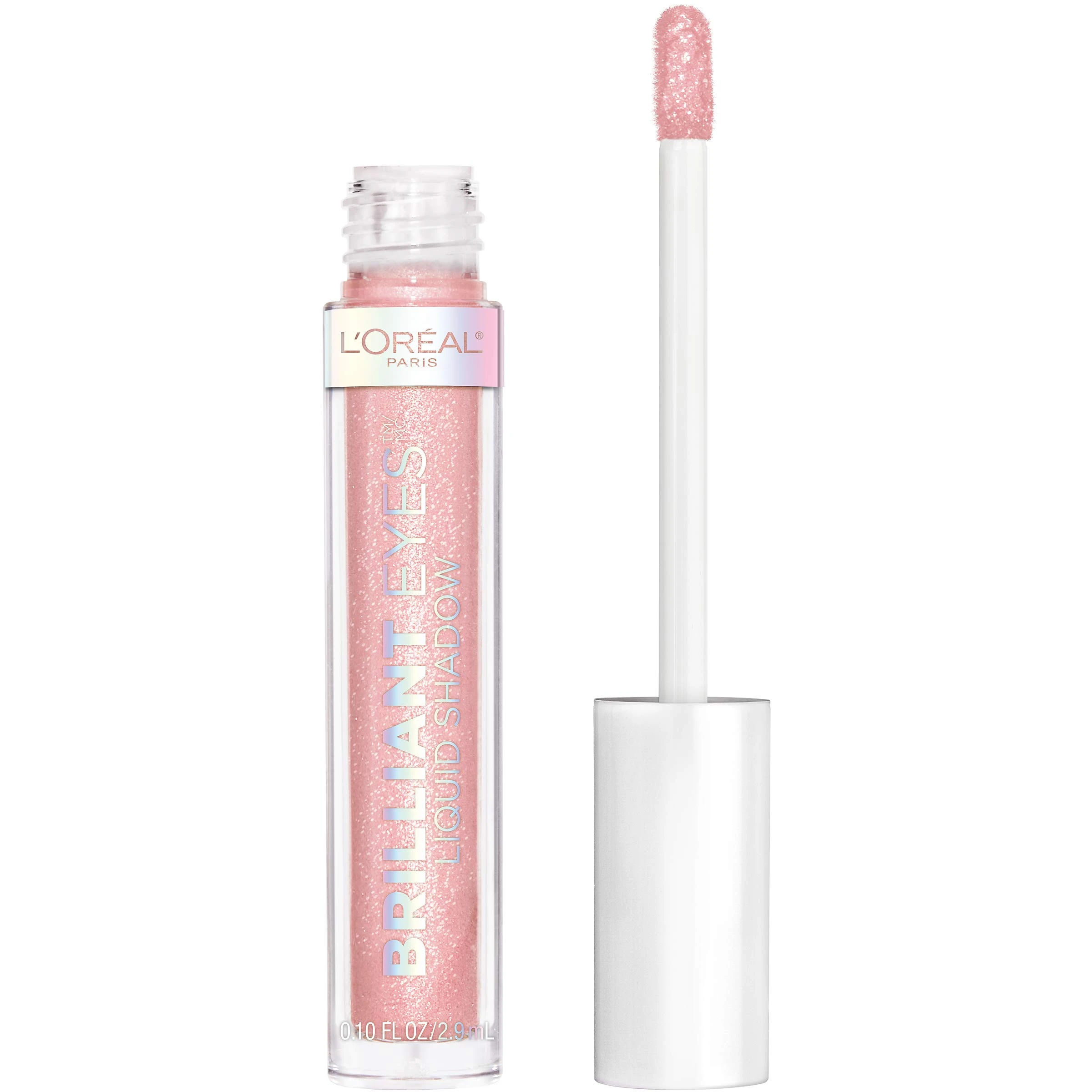 Amazon.com : L'Oreal Paris Brilliant Eyes Shimmer Liquid Eye Shadow, Longwearing Lasting Shimmer, Crease Resistant, Flake-Proof, Precision Applicator, Quick Dry, Non-Greasy, Blush Jewel, 0.1 oz. : Beauty & Personal Care
