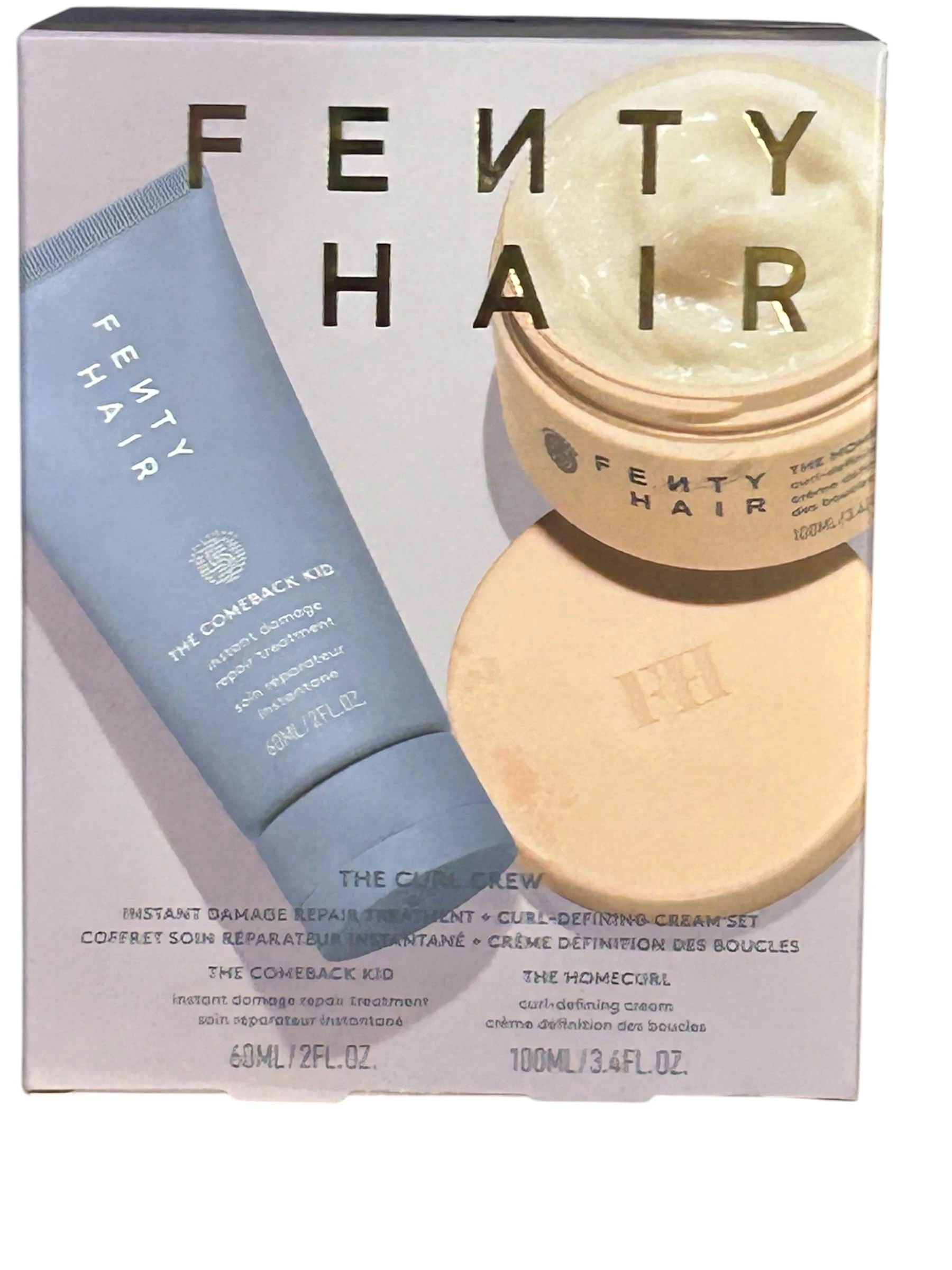 Amazon.com: Fenty Hair Instant Damage Repair + Curl-Defining Set : Beauty & Personal Care