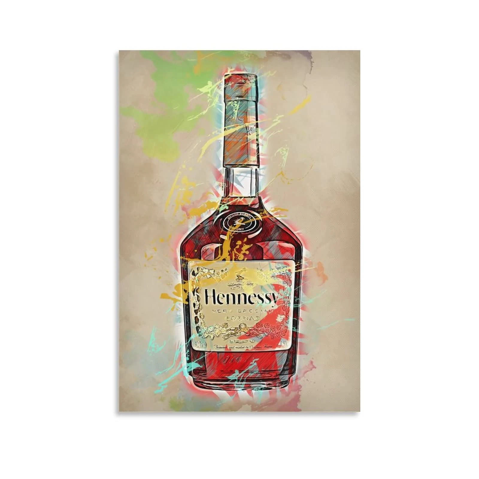 Amazon.com: SIPMAN Hennessy Canvas Print Home Decorations Posters For Room Aesthetic Wall Art Poster Unframe 12x18inch(30x45cm): Posters & Prints