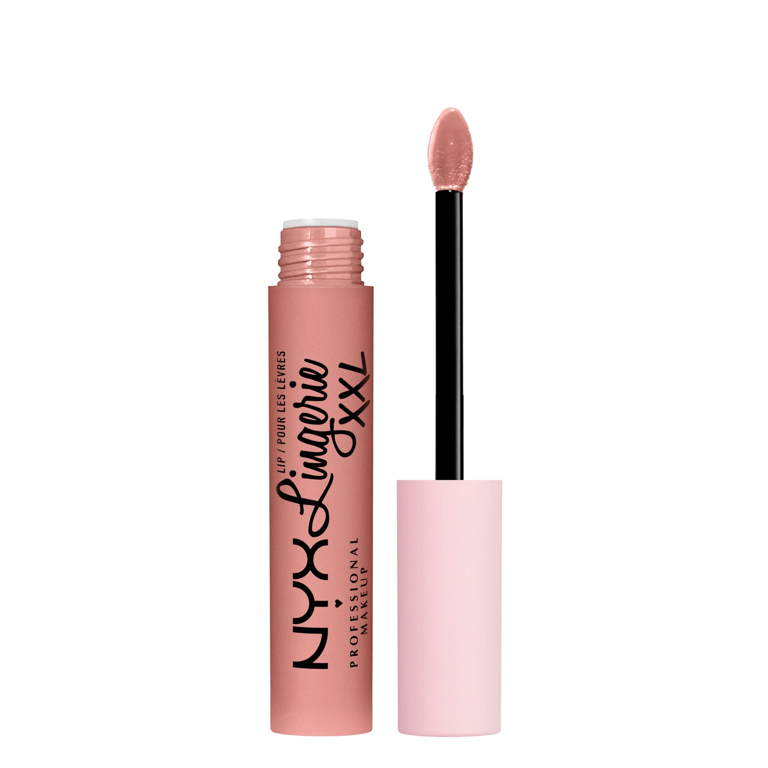 Amazon.com : NYX PROFESSIONAL MAKEUP Lip Lingerie XXL Matte Liquid Lipstick - Undress'd (Pink Nude) : Beauty & Personal Care