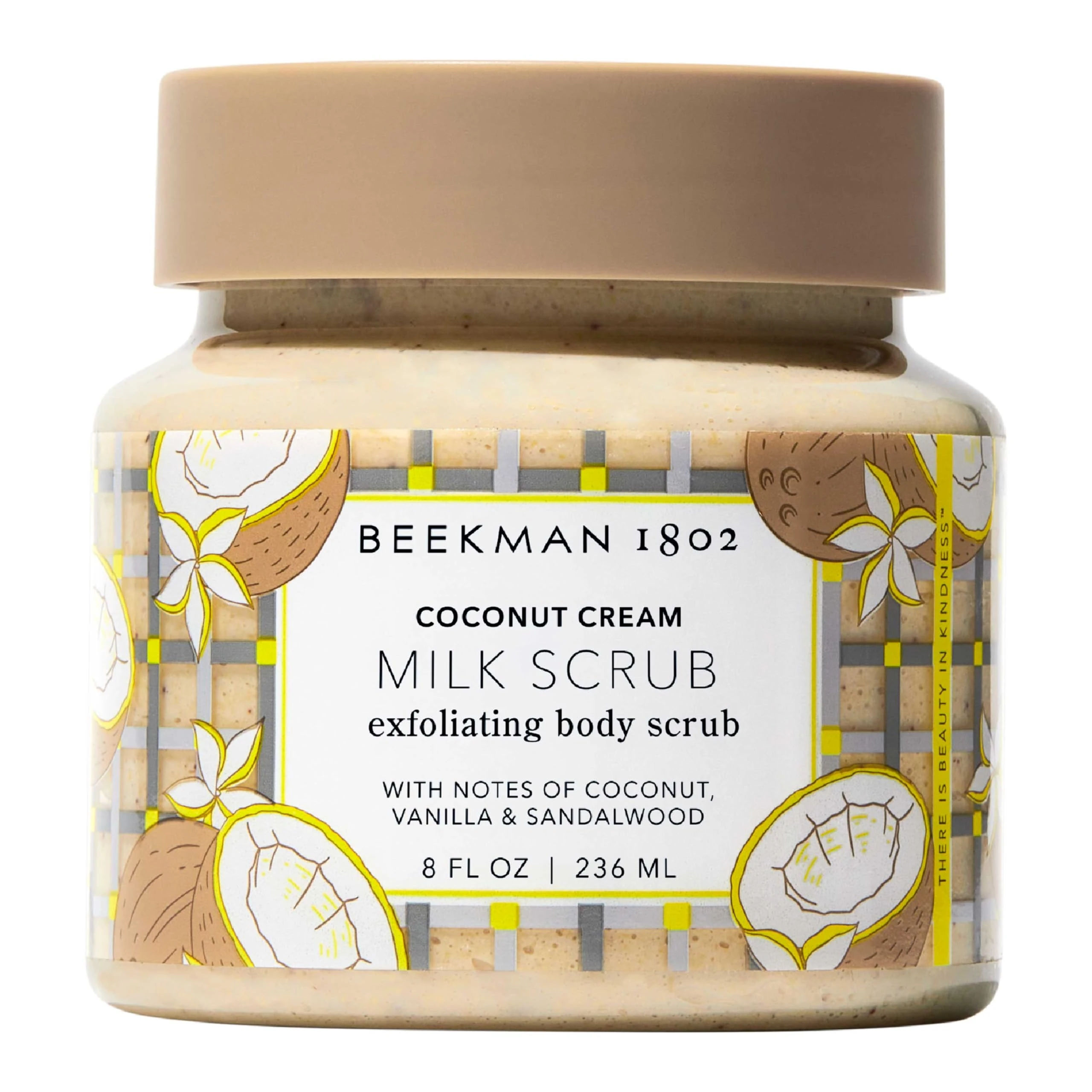Amazon.com: Beekman 1802 Coconut Cream Exfoliating Milk Body Scrub - 8.0 fl oz - Smooths Skin & Evens Out Tone - With Goat Milk & Jojoba Beads - Skin Barrier & Biome Safe - Good for Sensitive Skin - Cruelty Free : Everything Else